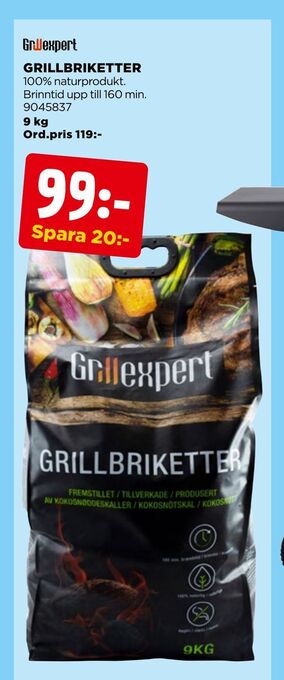 Jem&Fix Grillbriketter erbjuda