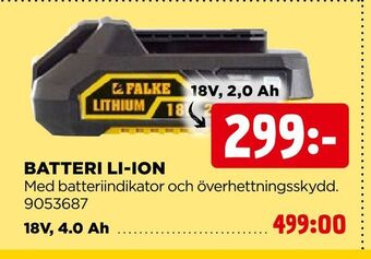 Jem&Fix Batteri li-ion erbjuda