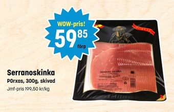 Eurocash Serranoskinka erbjuda