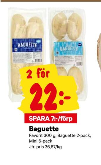 City Gross Baguette erbjuda
