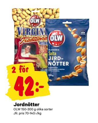 City Gross Jordnötter erbjuda