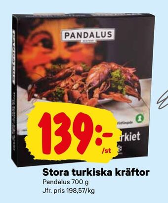 Stora turkiska kräftor