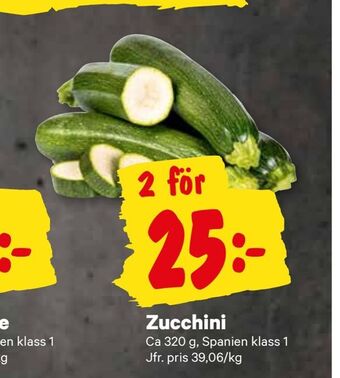 City Gross Zucchini erbjuda