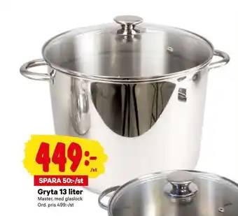 City Gross Gryta 13 liter erbjuda