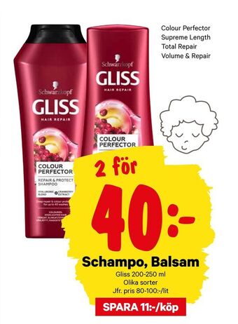 City Gross Schampo, balsam erbjuda