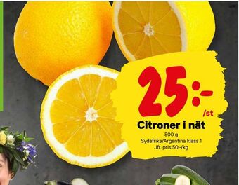 City Gross Citroner i nät erbjuda