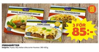 Coop Extra Färdigrätter erbjuda