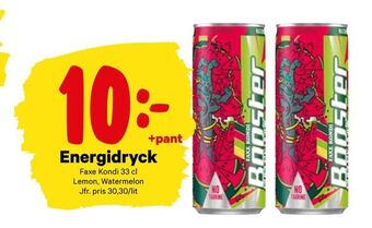 City Gross Energidryck erbjuda