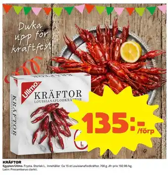 Coop Extra Kräftor erbjuda