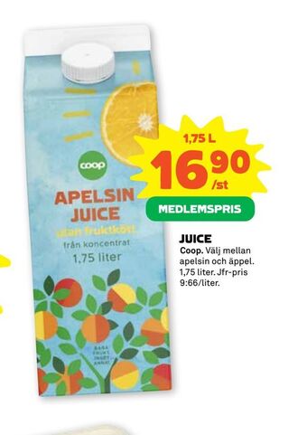 Coop Forum Juice erbjuda