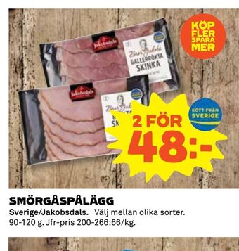 Coop Daglivs Smörgåspålägg erbjuda