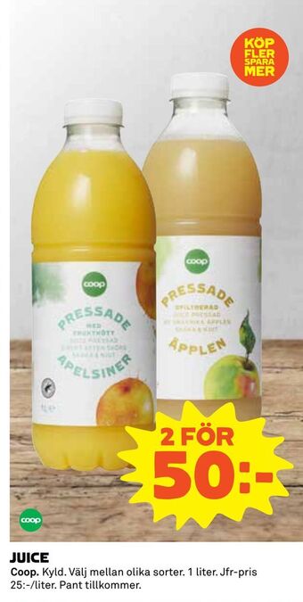 Coop Daglivs Juice erbjuda
