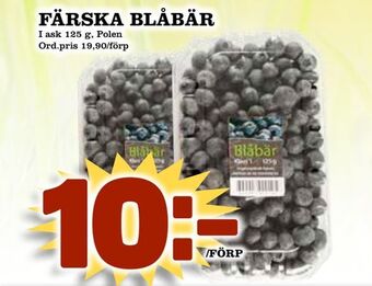 Din Mat Färska blåbär erbjuda