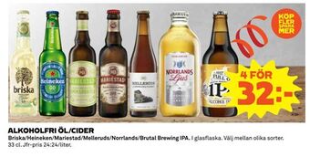 Coop Daglivs Alkoholfri öl/cider erbjuda