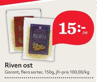 Hemköp Riven ost erbjuda