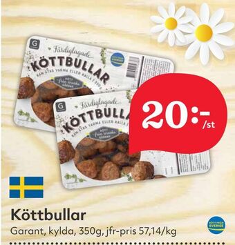 Hemköp Köttbullar erbjuda