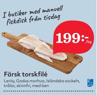 Hemköp Färsk torskfilé erbjuda