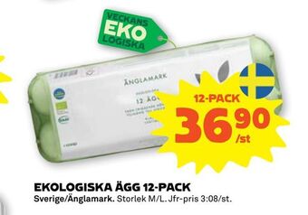 Stora Coop Ekologiska ägg 12-pack erbjuda