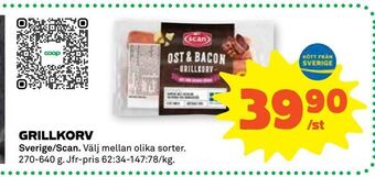Stora Coop Grillkorv erbjuda