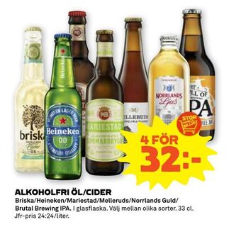 Stora Coop Alkoholfri öl/cider erbjuda