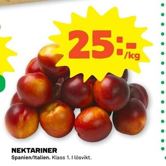 Stora Coop Nektariner erbjuda