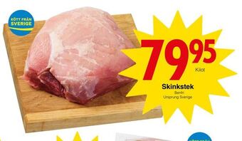 Matöppet Skinkstek erbjuda