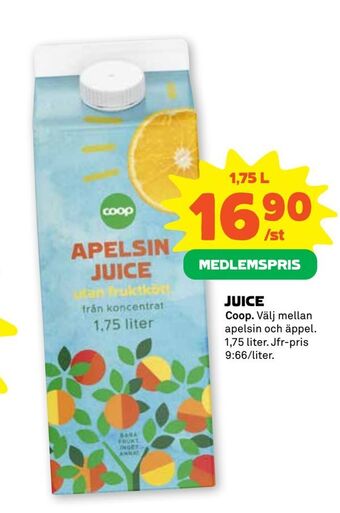 Stora Coop Juice erbjuda