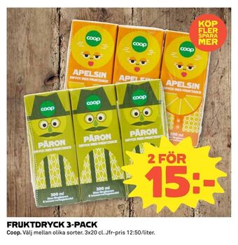 Fruktdryck 3-pack