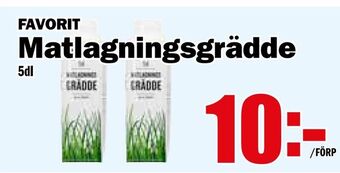 Matdax Matlagningsgrädde erbjuda