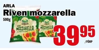 Matdax Riven mozzarella erbjuda