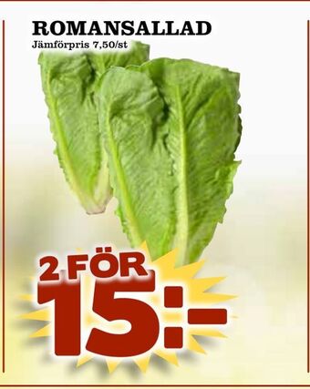 Matvärlden Tensta Romansallad erbjuda