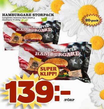 Nya Pulsen Hamburgare storpack erbjuda