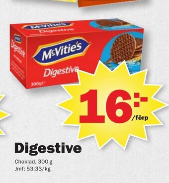 Pekås Digestive erbjuda