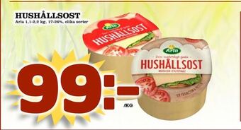 Supergrossen Hushållsost erbjuda