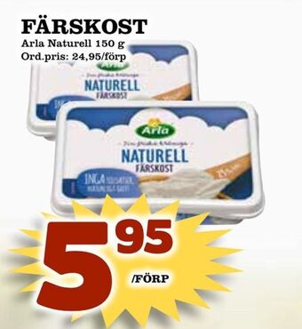 Supergrossen Färskost erbjuda