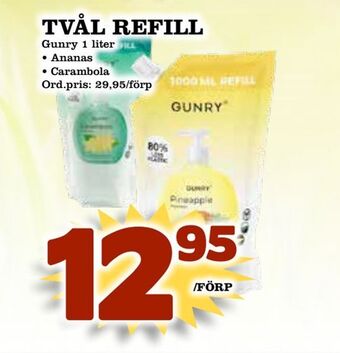 Supergrossen Tvål refill erbjuda