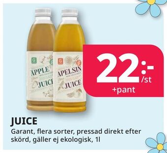 Tempo Juice erbjuda