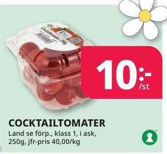 Tempo Cocktailtomater erbjuda