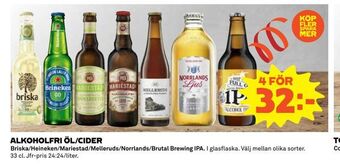 Coop Alkoholfri öl/cider erbjuda