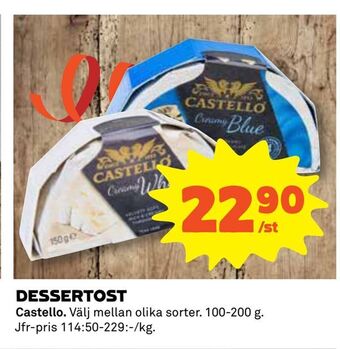 Coop Dessertost erbjuda