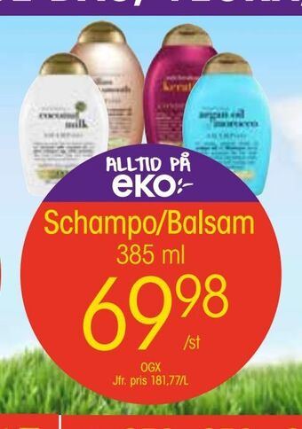 EKO Schampo/balsam erbjuda