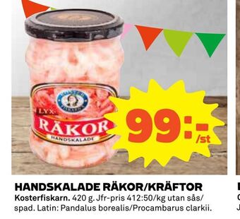 Coop Handskalade räkor/kräftor erbjuda
