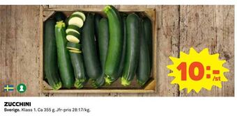 Coop Zucchini erbjuda