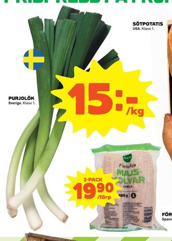 Coop Purjolök erbjuda