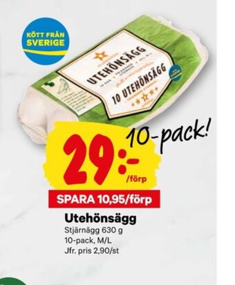 City Gross Stjärnägg ägg erbjuda