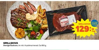 Coop Gudruns grillskiva erbjuda