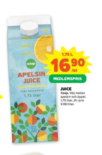 Coop Forum Coop juice erbjuda