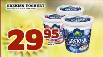 Matdax Arla yoghurt erbjuda