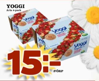 Matdax Yoggi yoghurt erbjuda