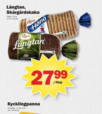 Pekås Längtan rågbröd erbjuda